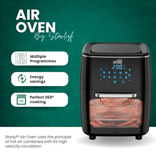 STARLYF AIR OVEN 12 Litros | La Revolución de la Cocina Inteligente