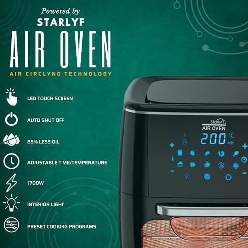 STARLYF AIR OVEN 12 Litros | La Revolución de la Cocina Inteligente