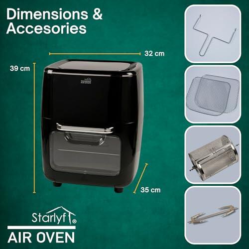STARLYF AIR OVEN 12 Litros | La Revolución de la Cocina Inteligente